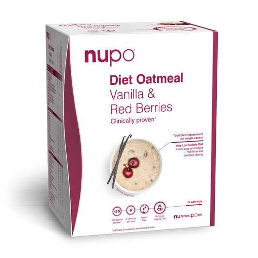 Diet Oatmeal Vanilla Red Berries