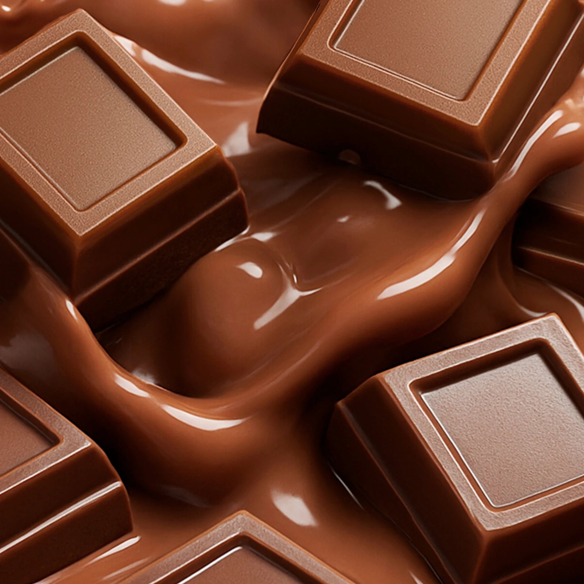 Chocolate pieces next to Nupo One Meal RTD Chocolate shake