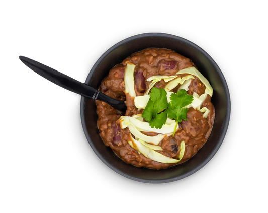 Chili sin Carne with beans and vegetables