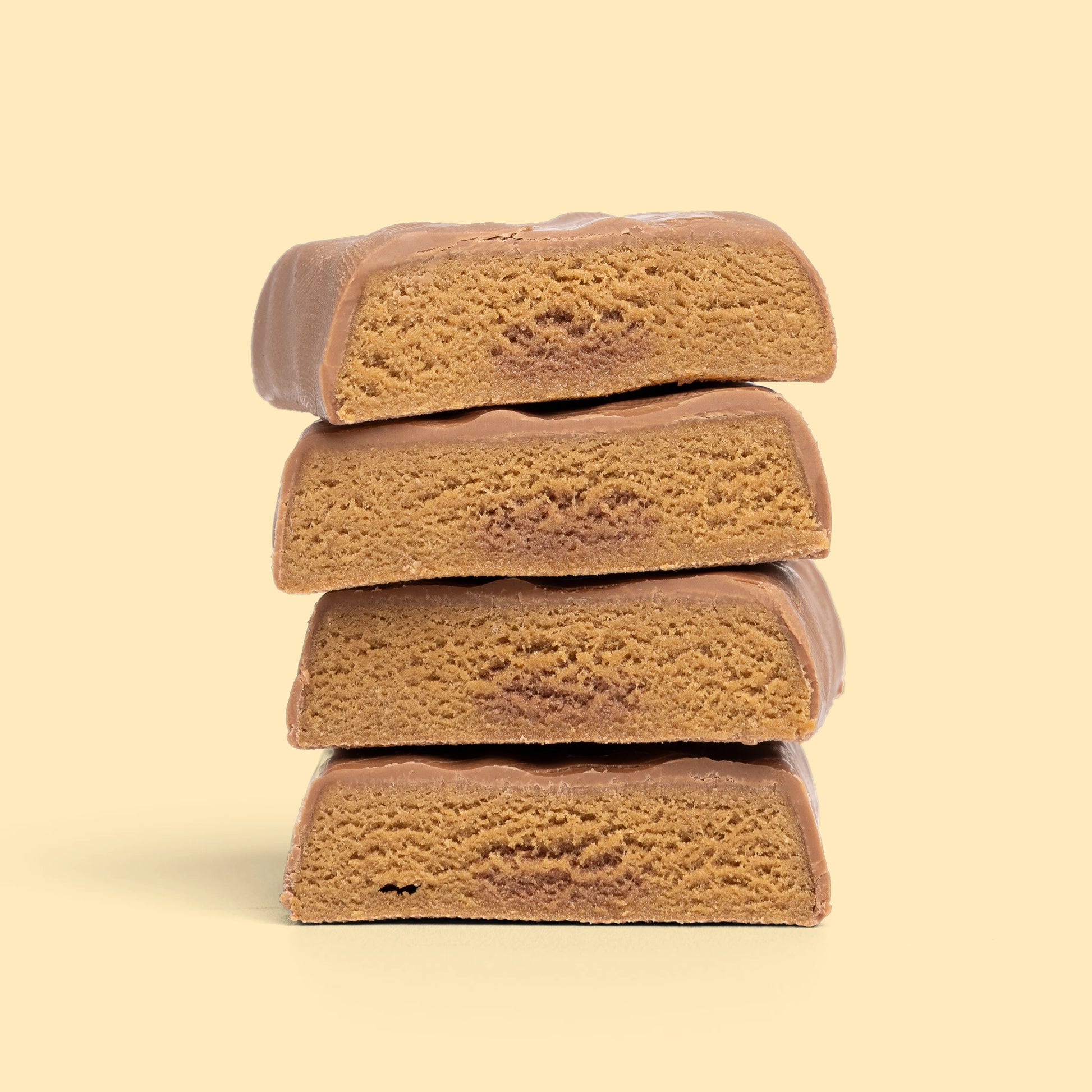 Nupo One Meal Bar Caramel broken bar close-up