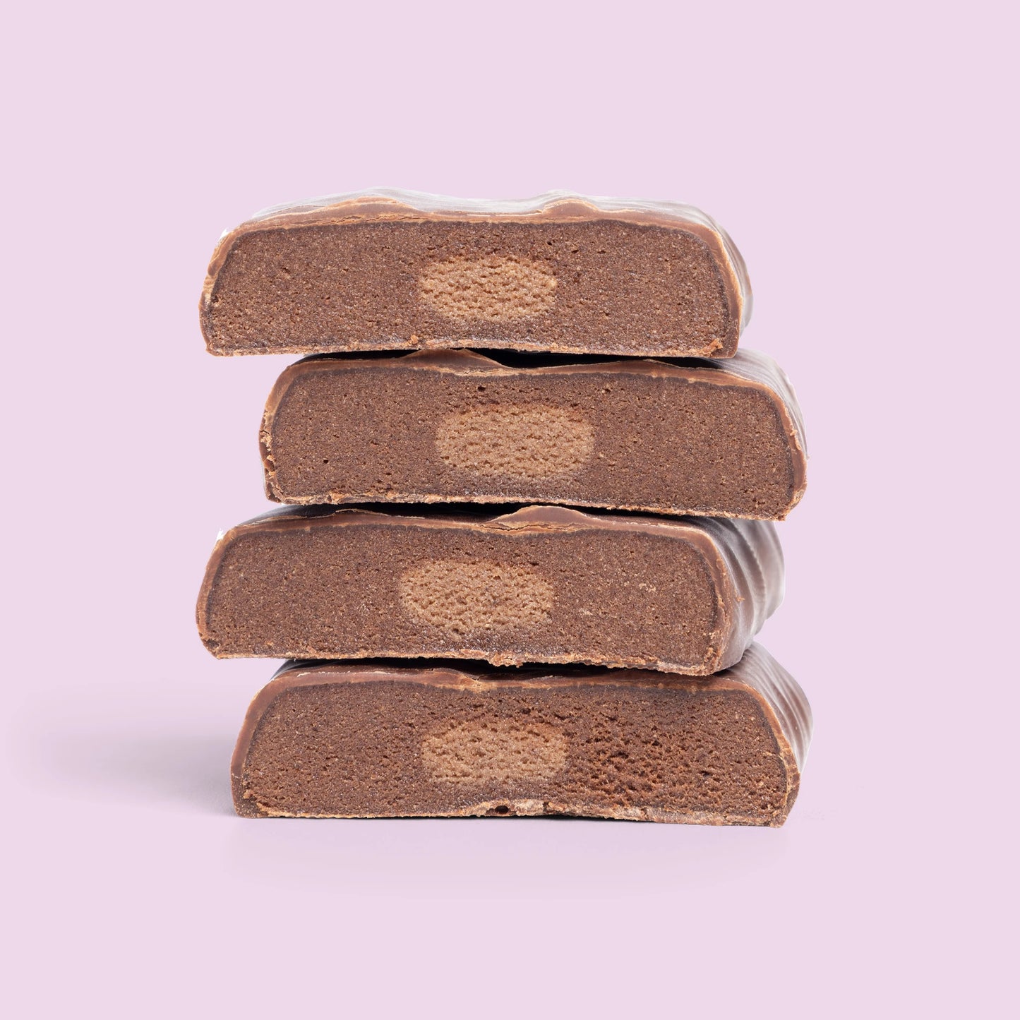 Nupo One Meal Bar Chocolate broken bar close-up