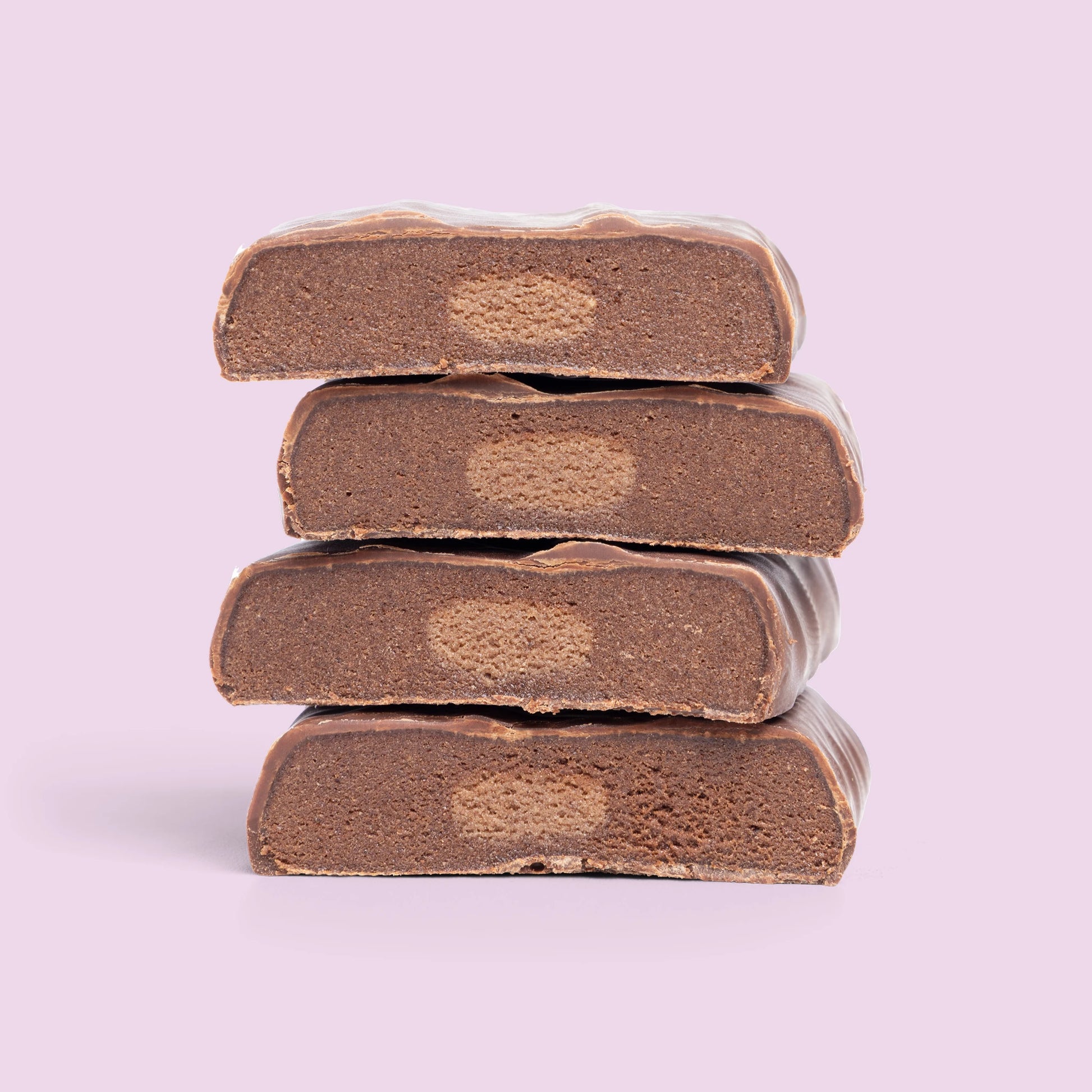 Nupo One Meal Bar Chocolate broken bar close-up
