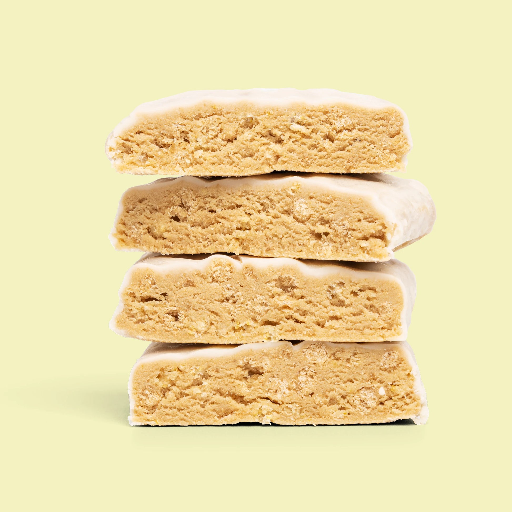 Nupo One Meal Bar Lemon Crunch broken bar close-up